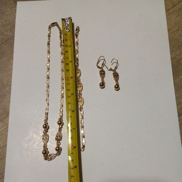 Gold Filled/Layered  Owl Necklace Set NWOT (ORO Laminado) - Picture 7 of 9